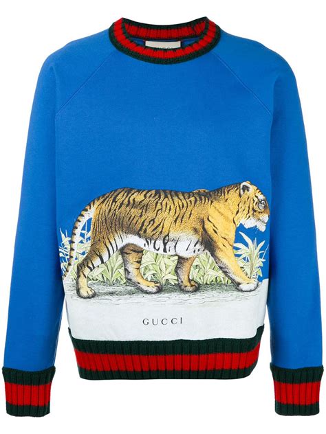 gucci tiger sweater men's|gucci tiger hoodie.